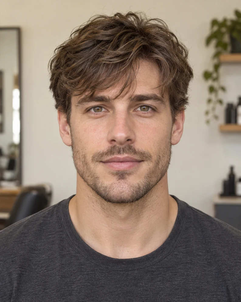 A fringe boundary: natural-color editorial portrait example