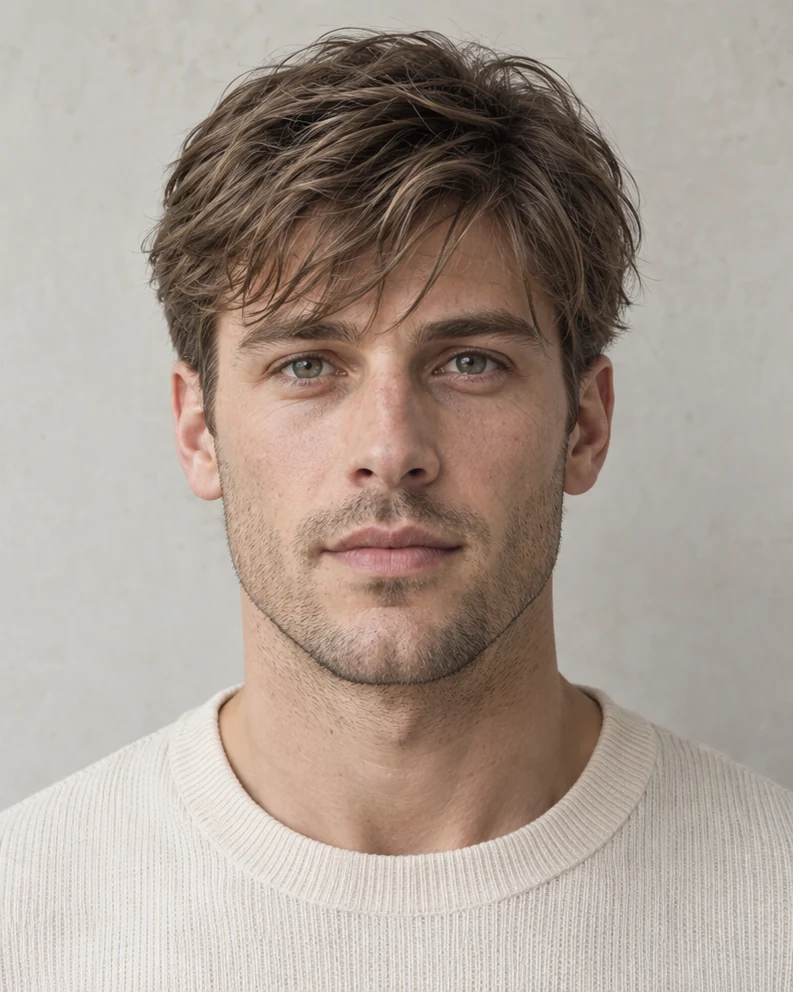 A fringe boundary: natural-color editorial portrait example